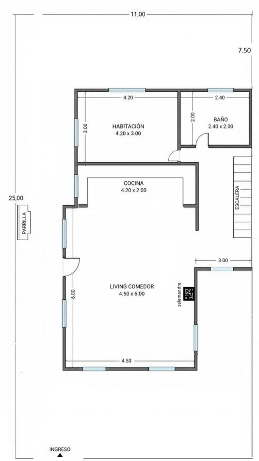 CASA EN MAR AZUL